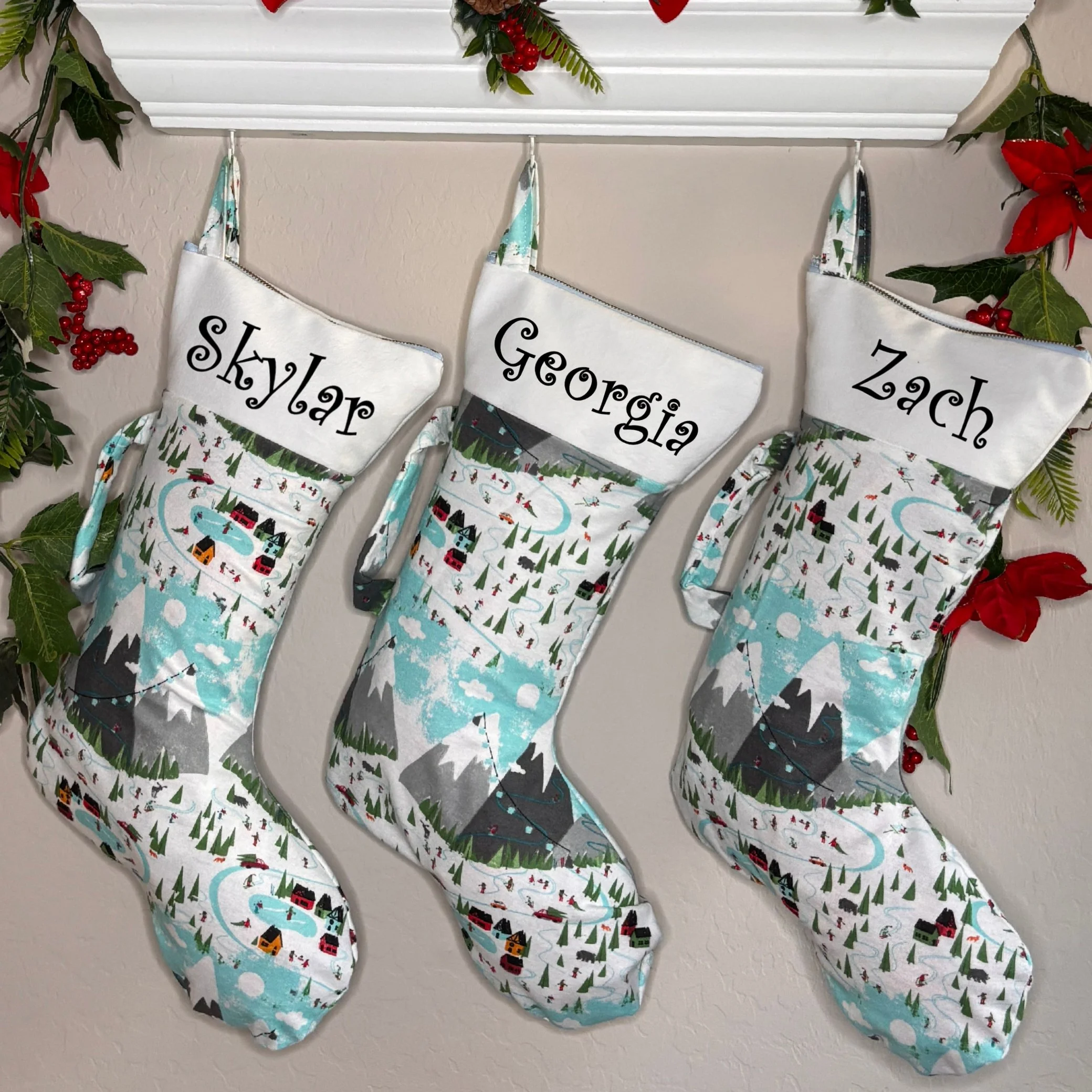 Zippered Christmas Stockings - Buy Now! | Zippered Stockings